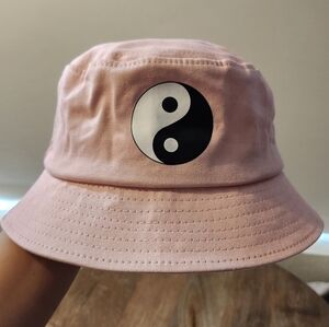 Pink Yin Yang Bucket Hat